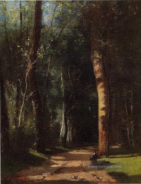 im Wald Camille Pissarro Szenerie Die Ölgemälde